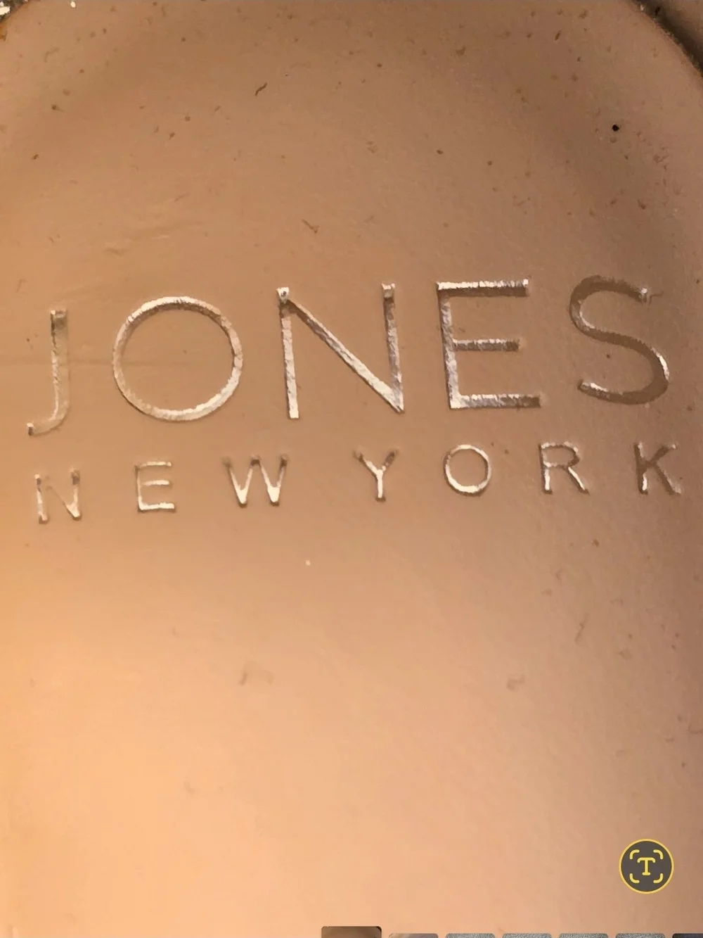Jones New York Quinnie Sparkling Silver Pointed Toe Flats with Bow 8.5